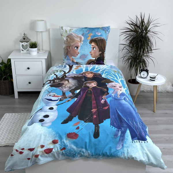 Pościel licencyjna Frozen Kraina Lodu 160x200 Jerry Fabrics