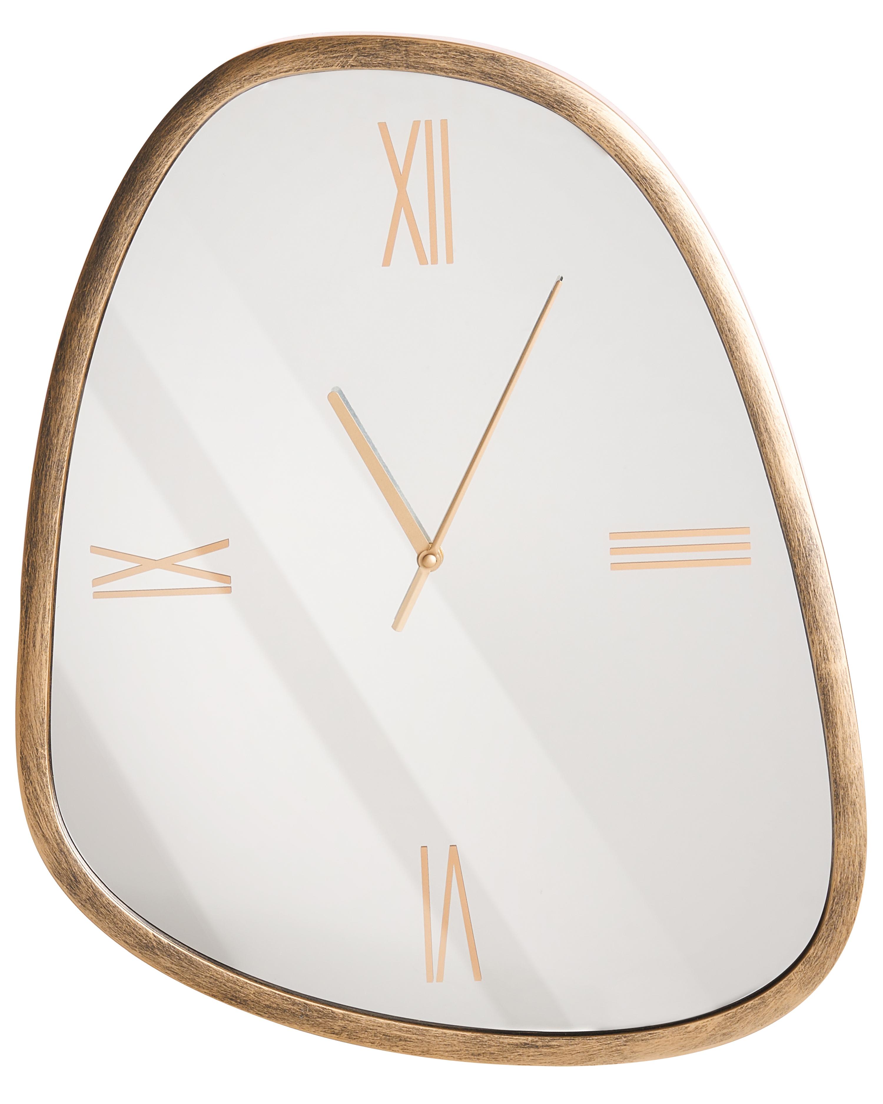 Wall Clock CASTALLA 45 cm Dark Brown