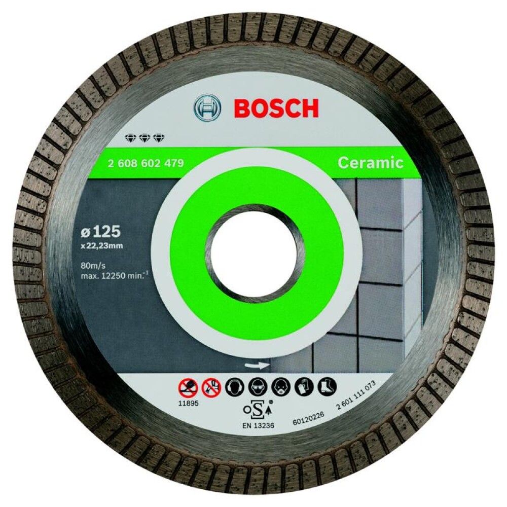 DIAMANTSKIVE BOSCH BEST CERAMIC 125X22,23