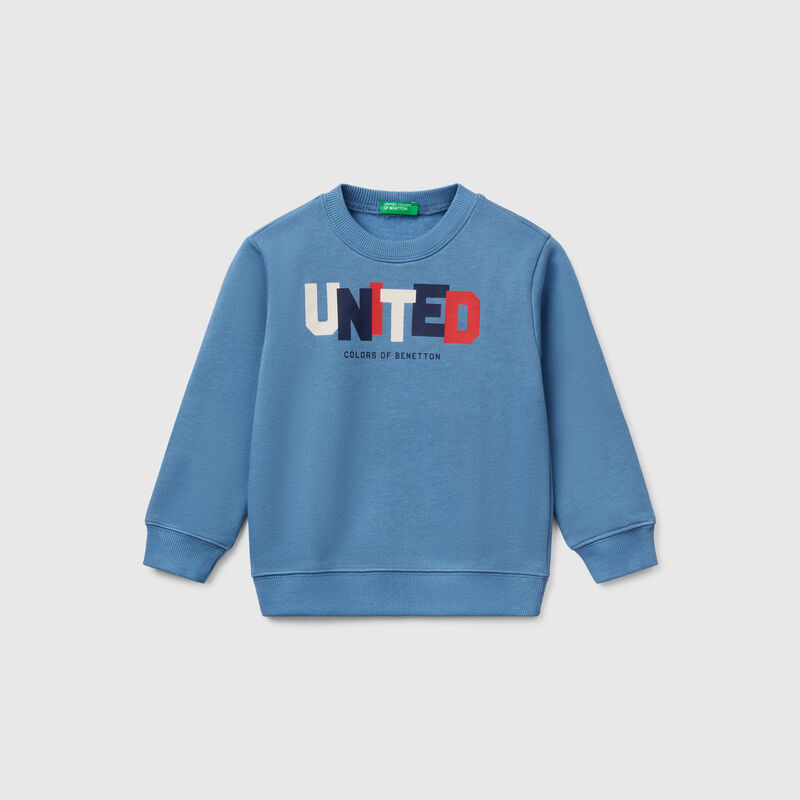 cotton sweatshirt with print