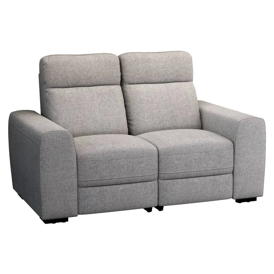 Bank James 2-zits - stof Belfast - grijs