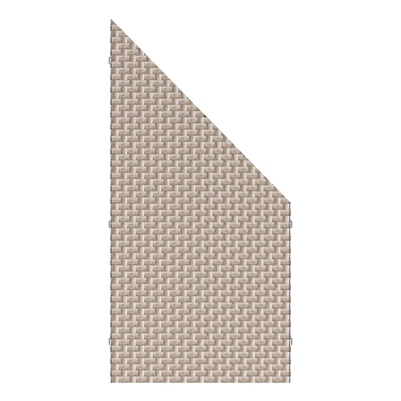Abschlusselement »WEAVE Classic«, Polyrattan, HxL: 178 x 88 cm cm