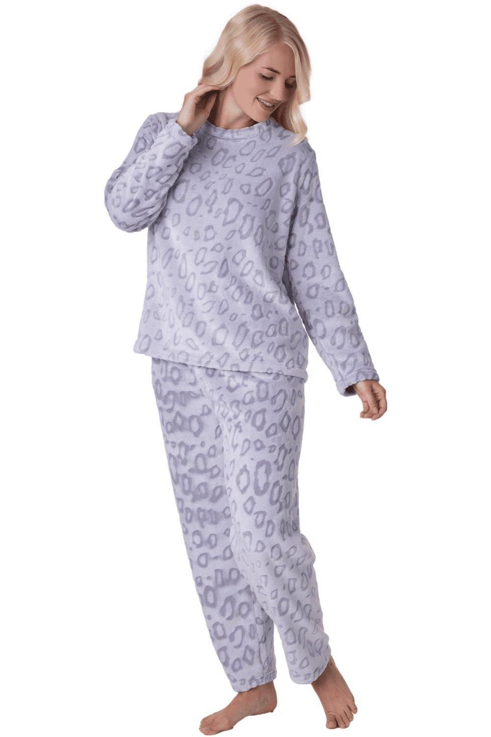 Camille Supersoft Printed Full Length Pyjama Set