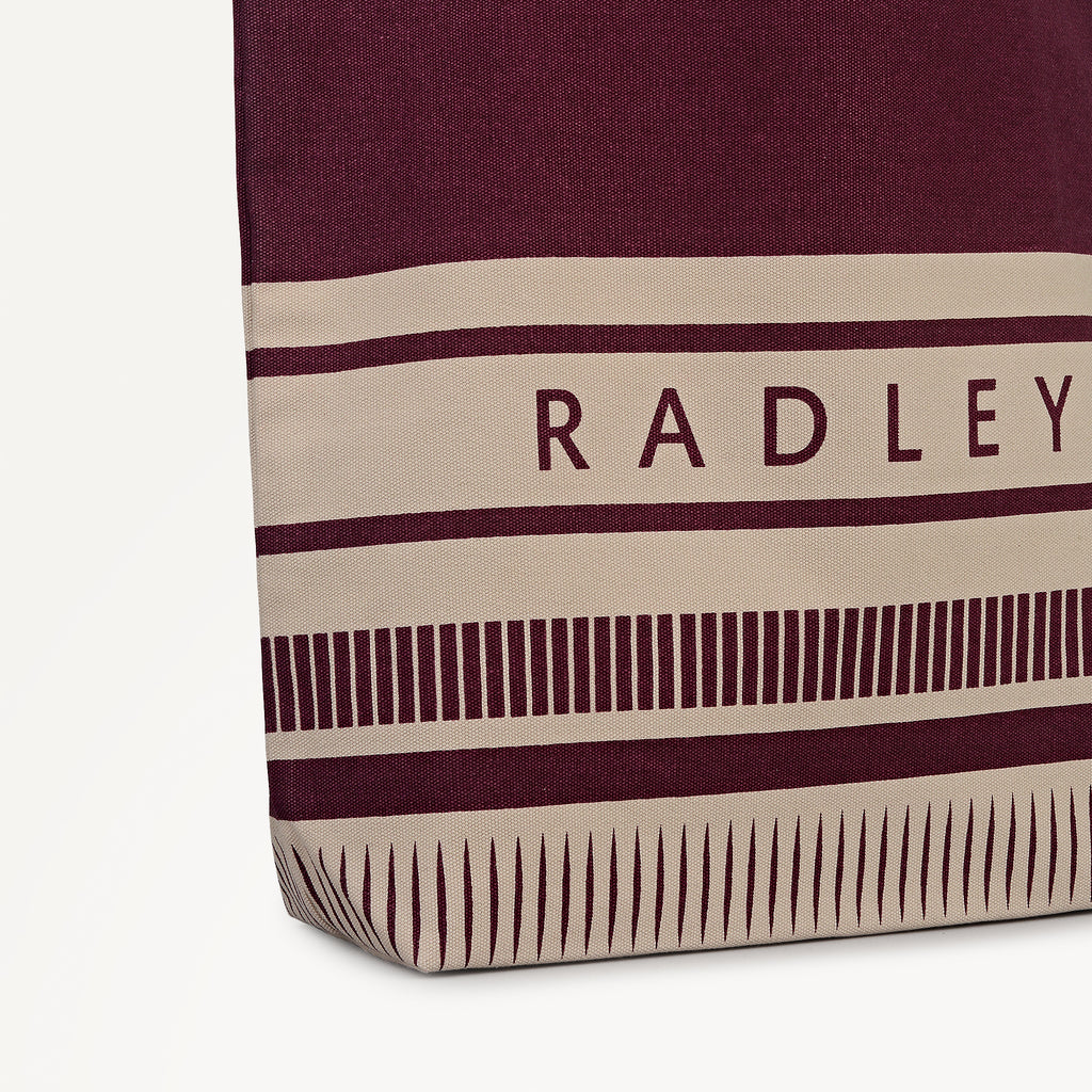 Radley Stripe - Large Open Top Tote