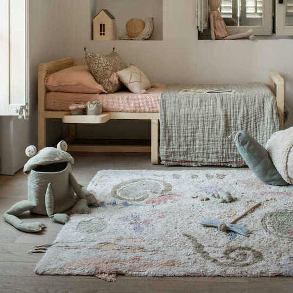 FANTASY GARDEN - Tapis de jeu lavable botanic fantasy 140x200 multicolore