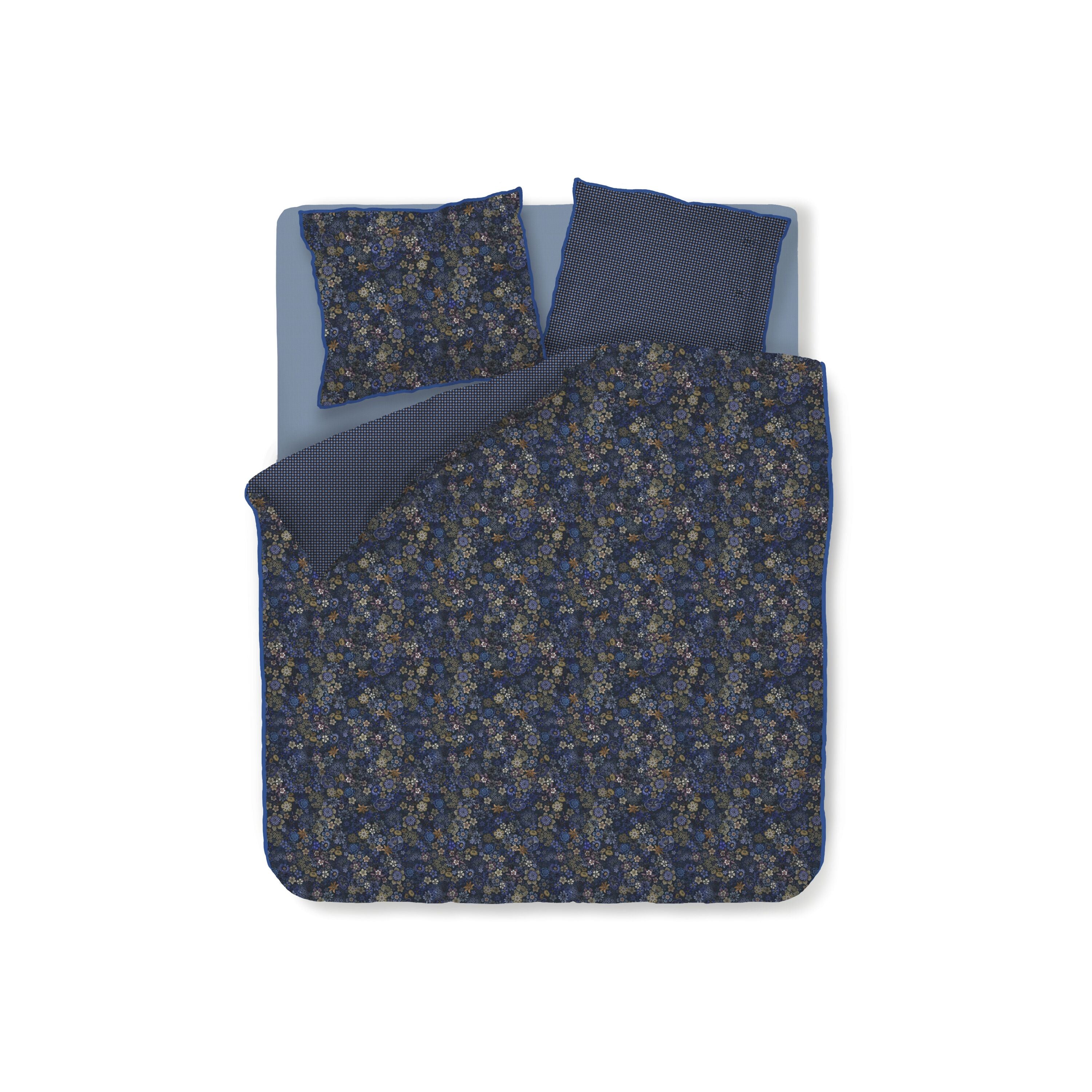 Pip Studio Tutti I Fiori Dekbedovertrek 240 x 200/220 cm - Donkerblauw