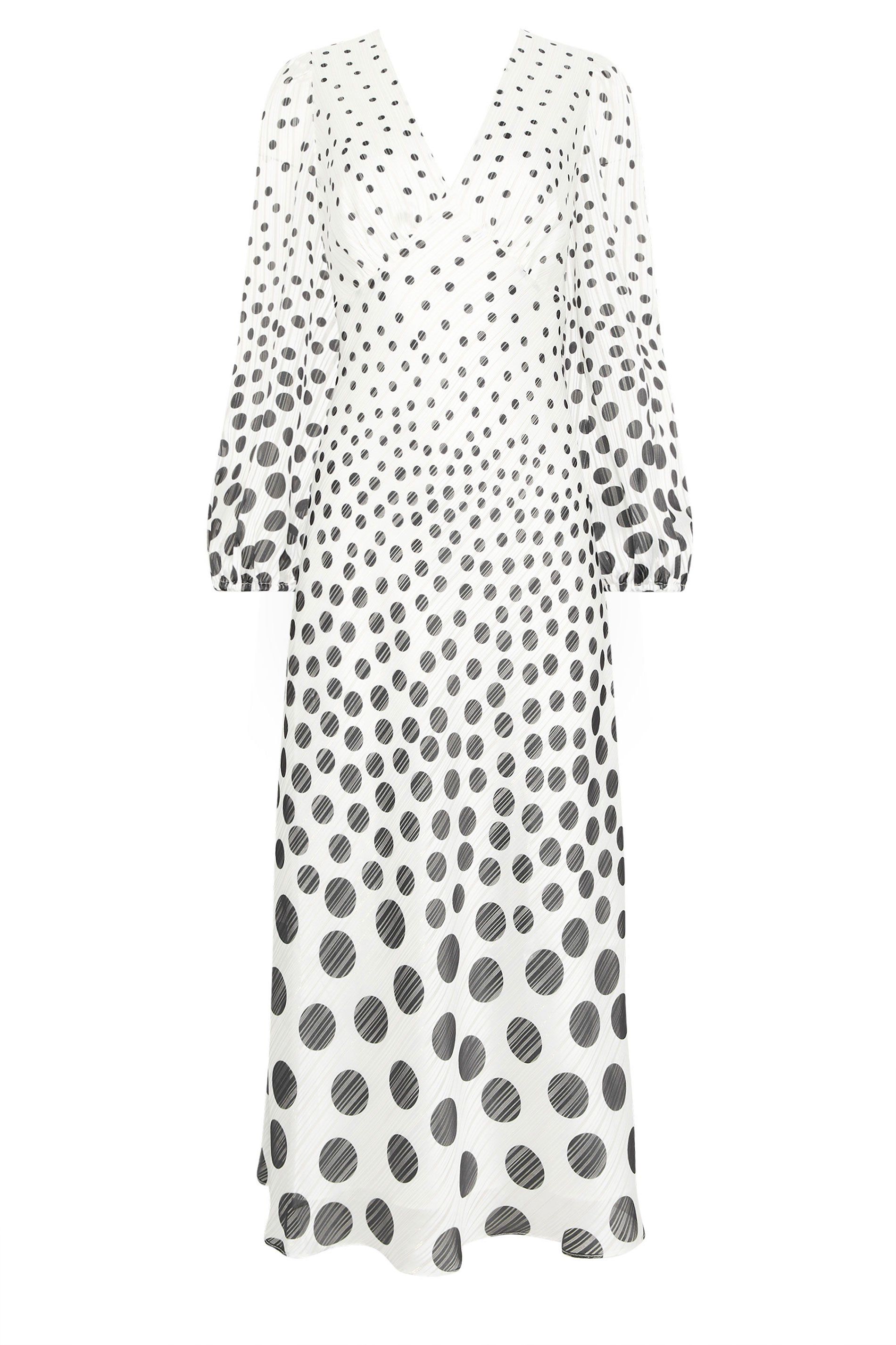 Star by Julien Macdonald Sheer Spot Metallic Tea Dress