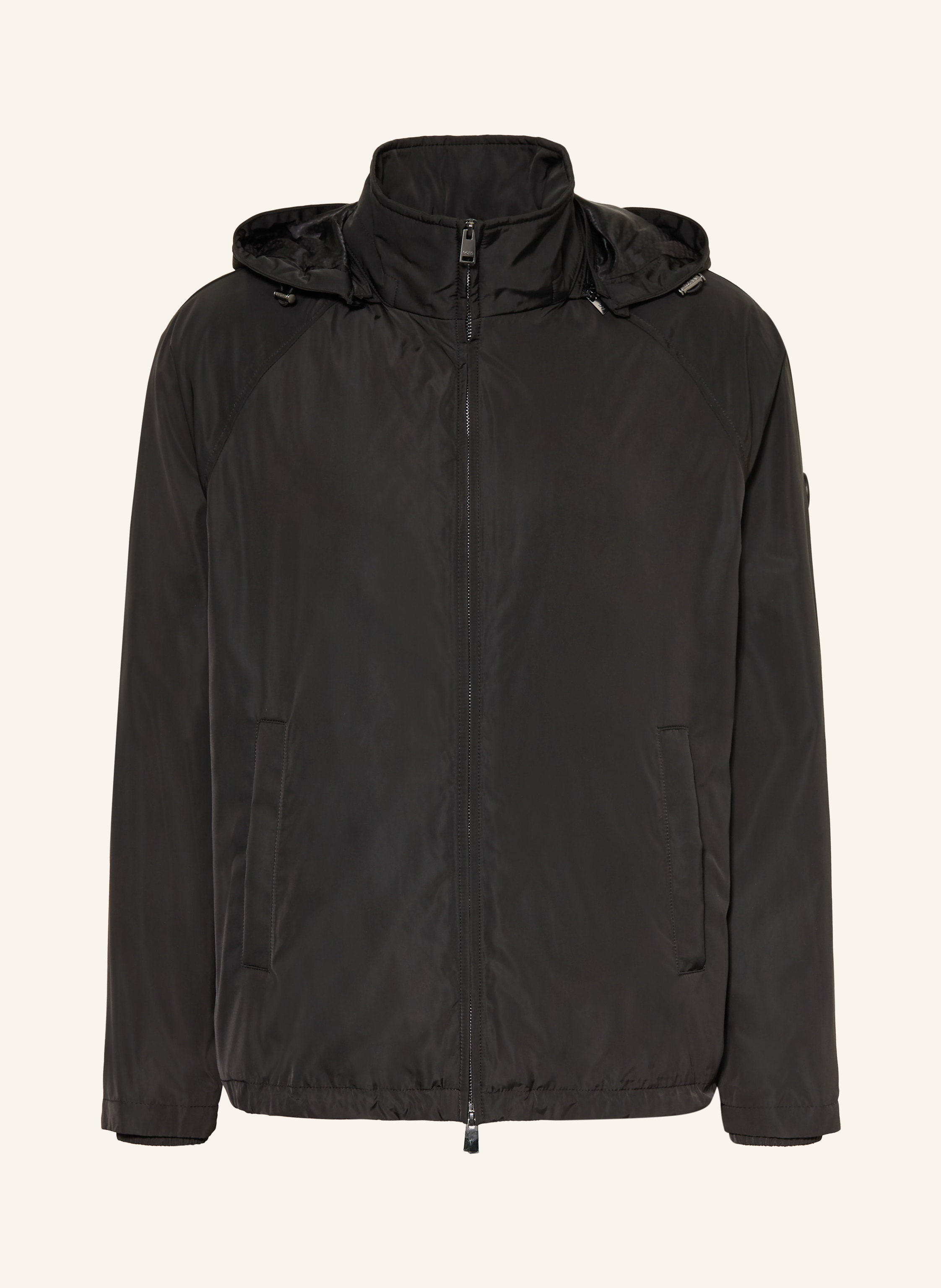BOSS Jacke CARLEN mit abnehmbarer Kapuze