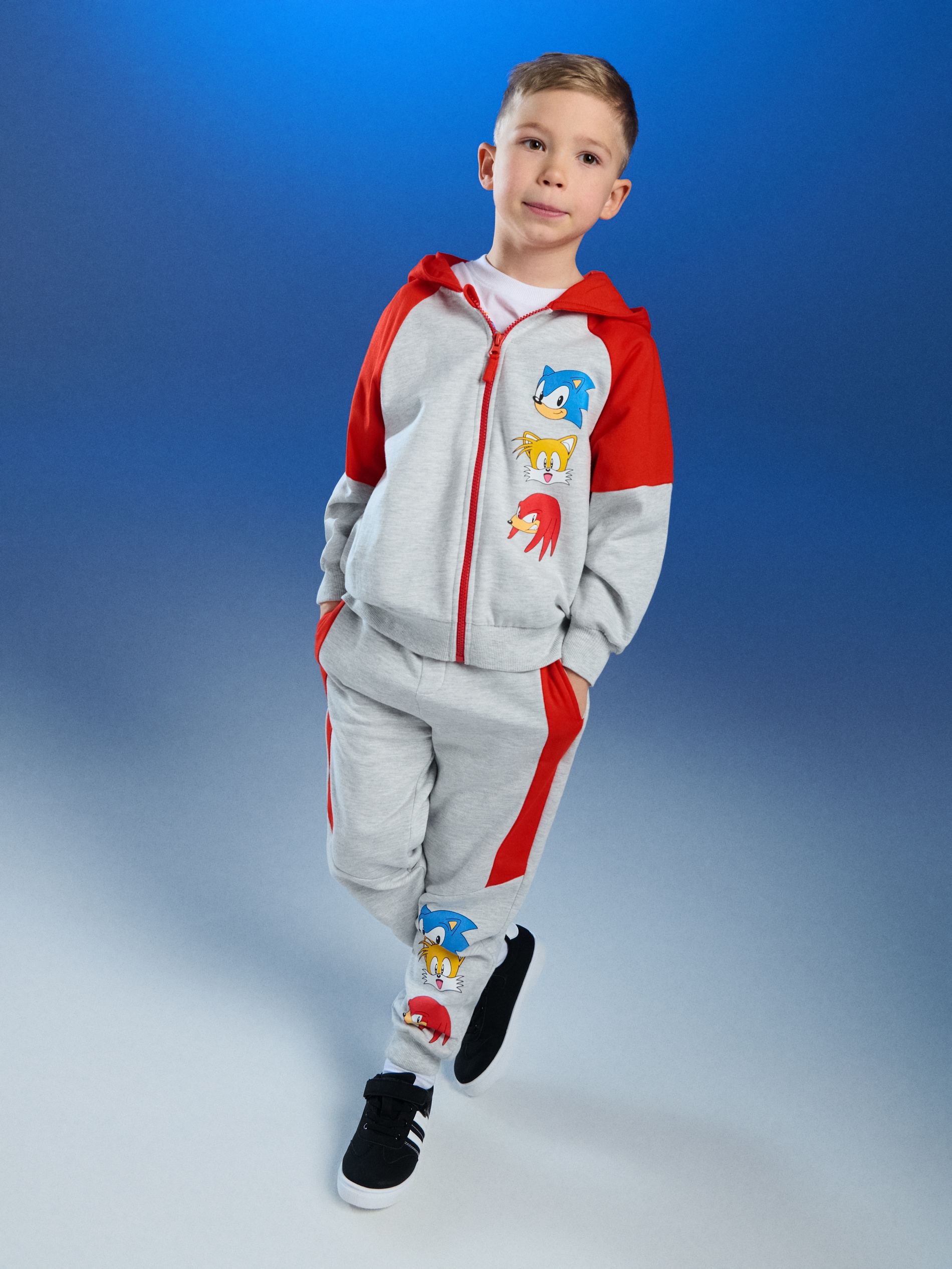 Spodnie dresowe jogger Sonic the Hedgehog