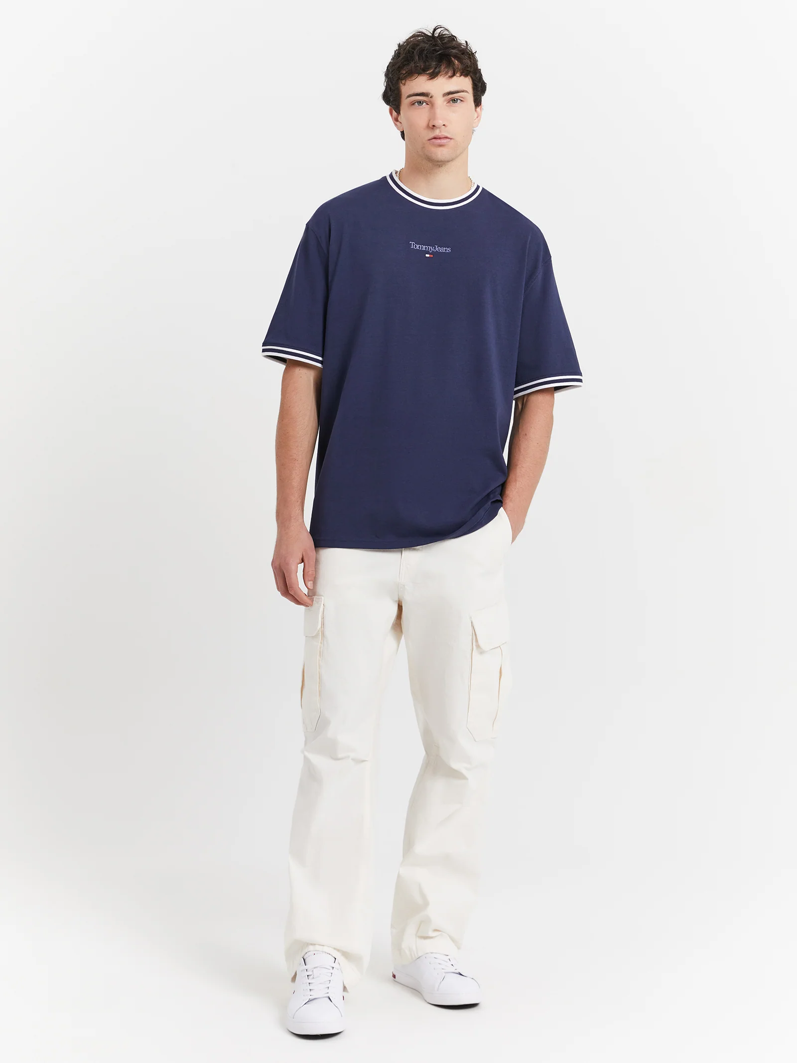 Skater Rib Detail T-Shirt
