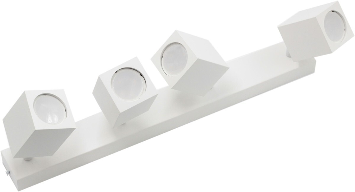 Listwa sufitowa biała Quantus 4xGU10x40W wym:15x50x6cm IP20 IdeaLED
