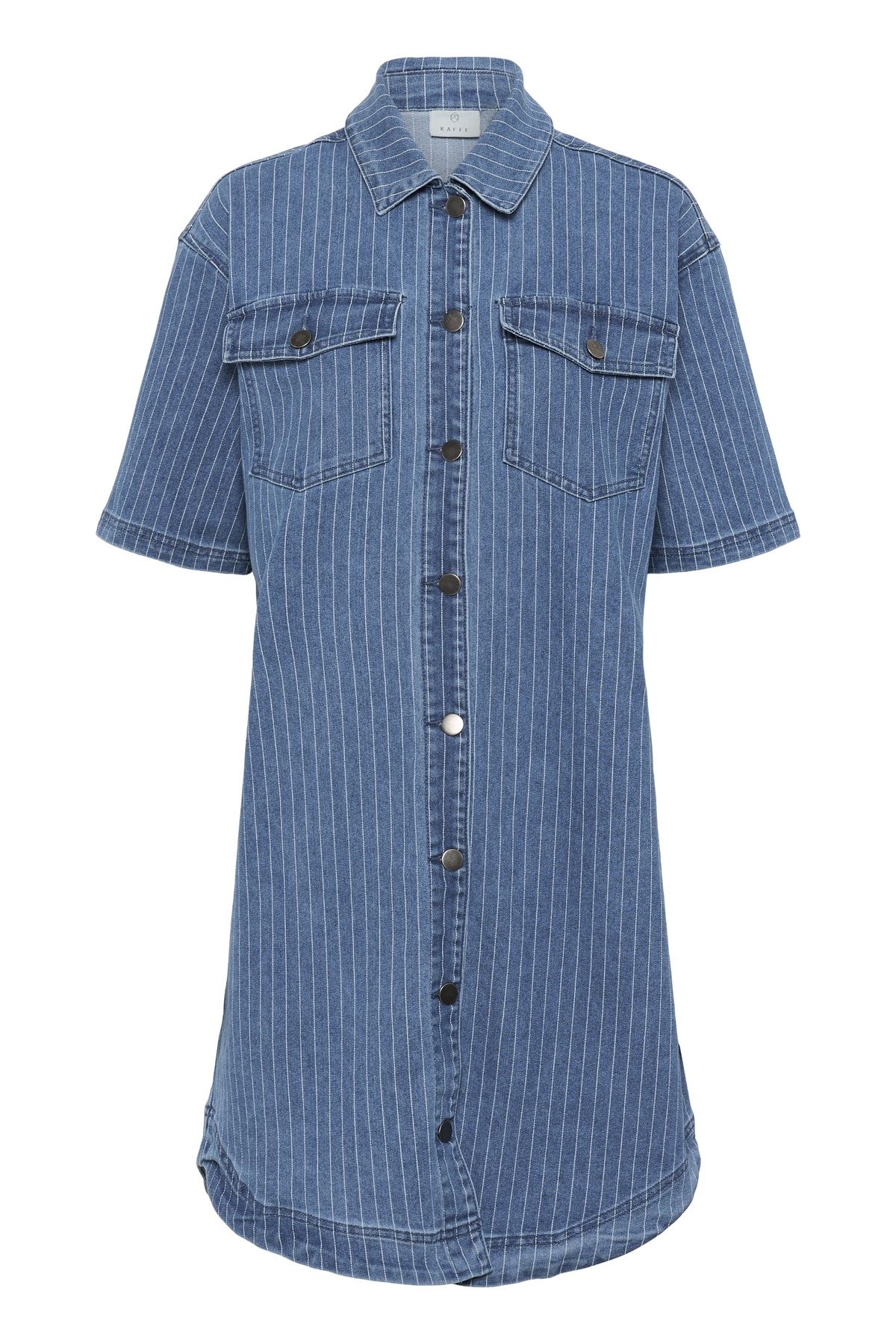 Kaffe KAreece Denim Shirt Dress Knee Length