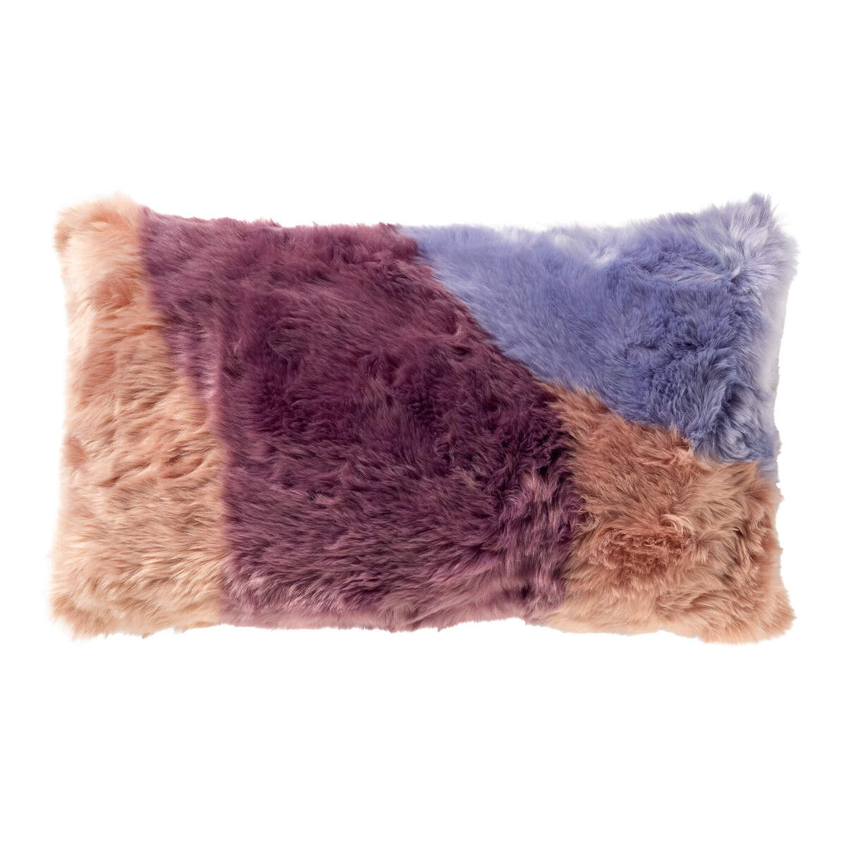 CLIO - sierkussen 30x50 cm - bontlook - Dusky Orchid - paars