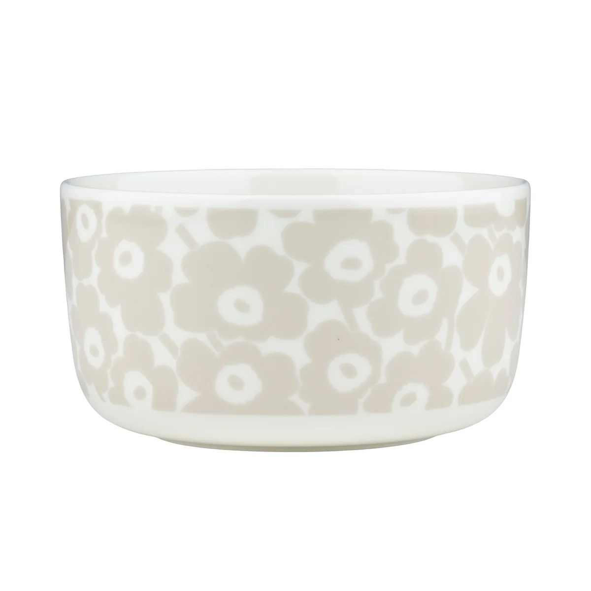 Marimekko - Oiva Pikkuinen Unikko Schale, 500 ml, weiß / straw