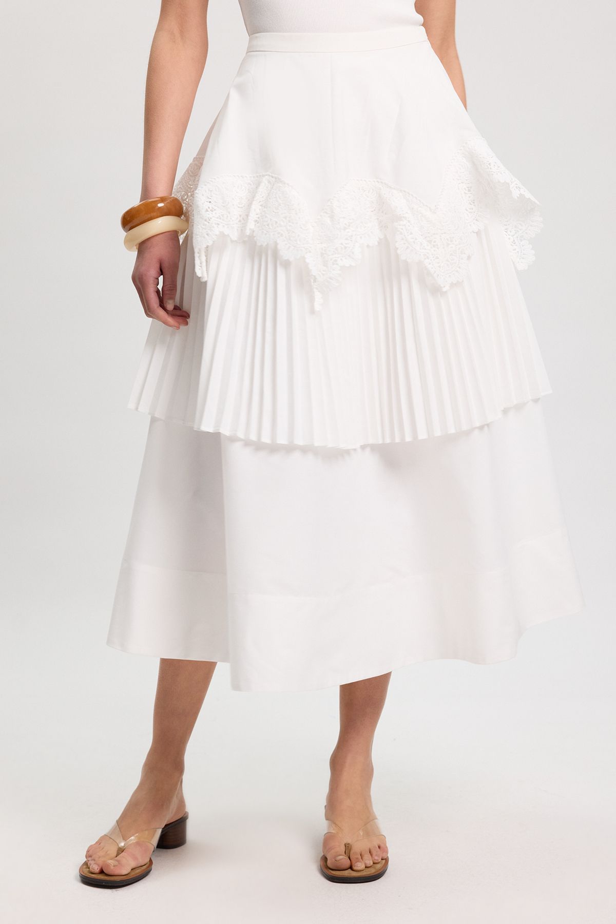 KarenMillen Ruffled Maxi Skirt