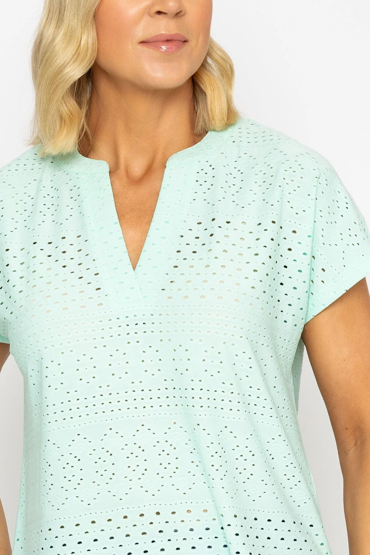 Mint Short Sleeve Jersey Top