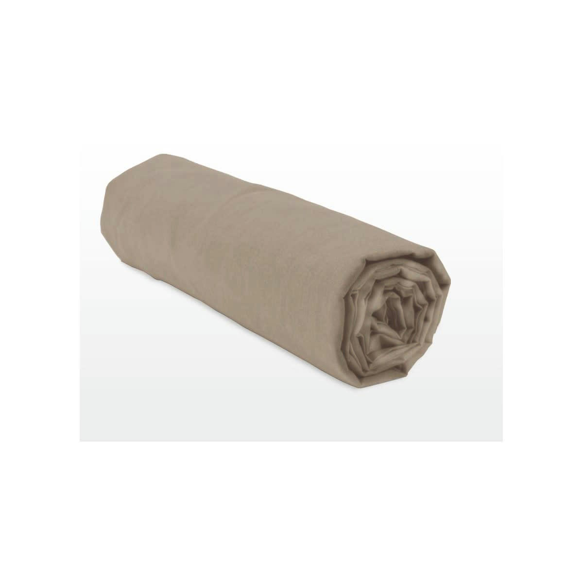 - Drap Housse  coton Beige