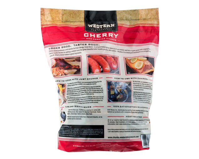 Western Premium Smoking Wood Chunks - Cherry