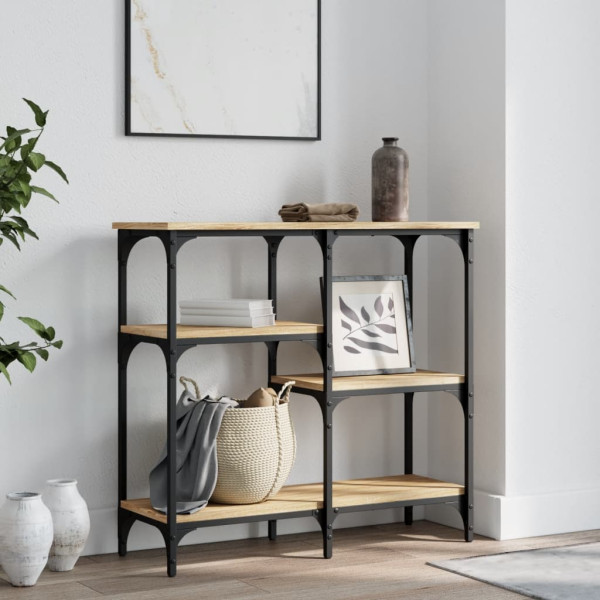 VidaXL Brąz 80 x 29 x 75 cm Materiał drewnopochodny