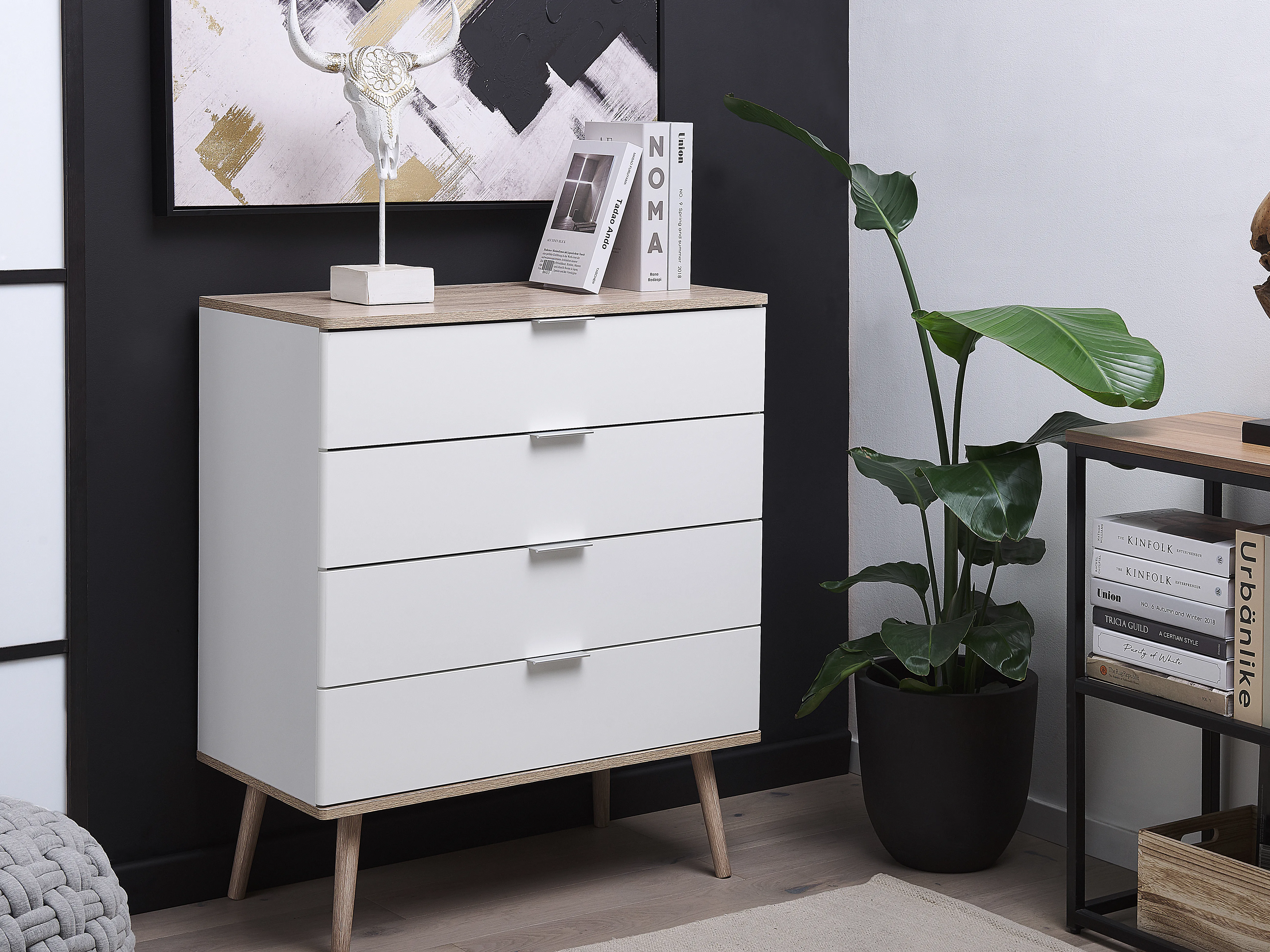 4 Drawer Chest WALPI White