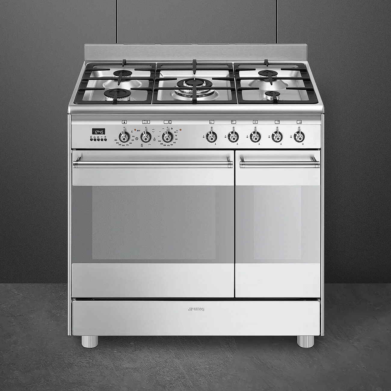 90cm Concert Dual Fuel Range Cooker Stainless Steel