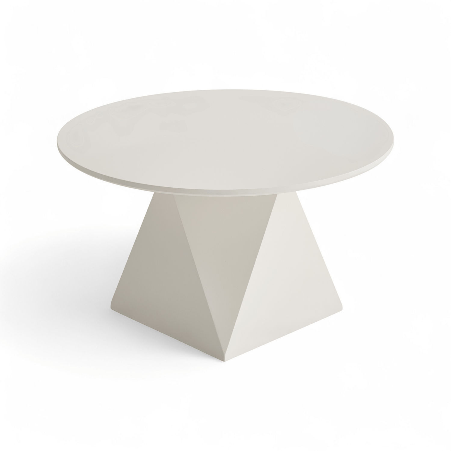 Furnhouse ronde salontafel Aura - Crème wit - Ø 80 cm