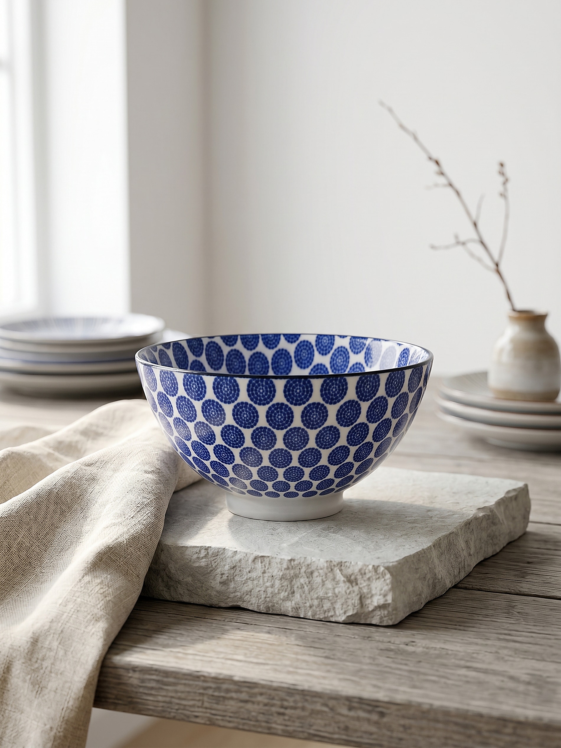 Ceramiczna miska w kropki