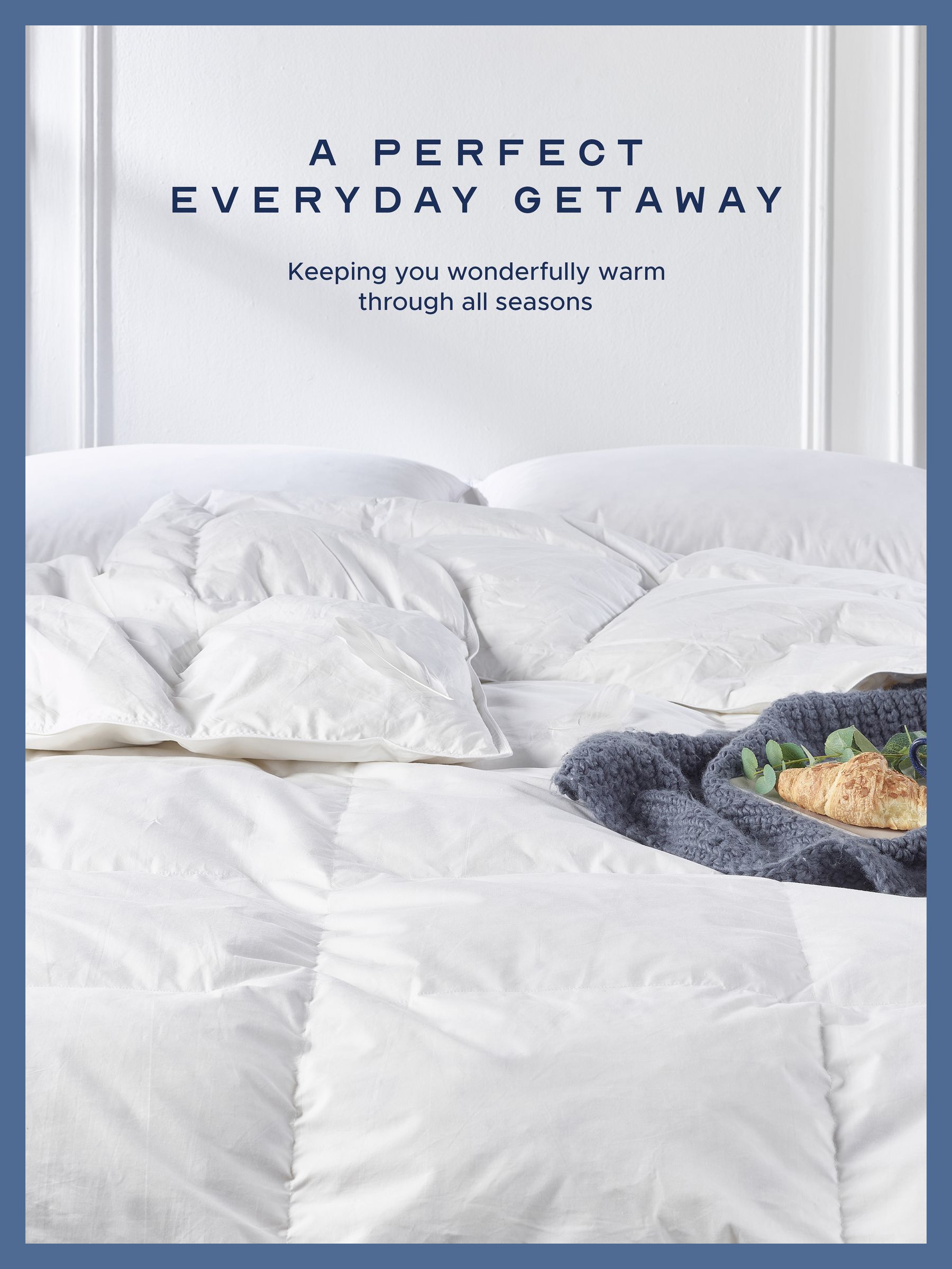 Snuggledown White Goose Feather and Down 13.5 Tog Duvet