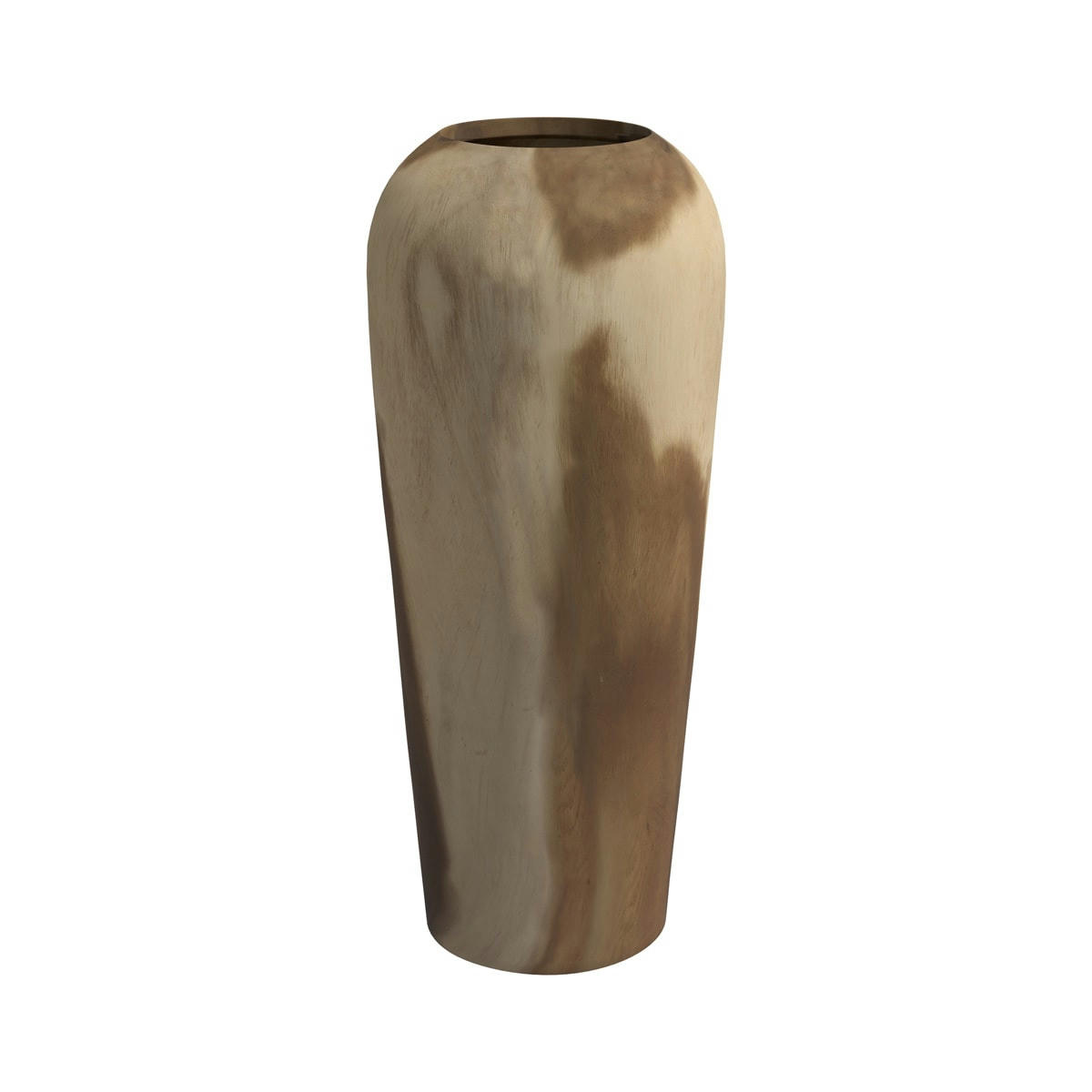 MAKKAR - Vase décoratif en bois de suar H60 cm