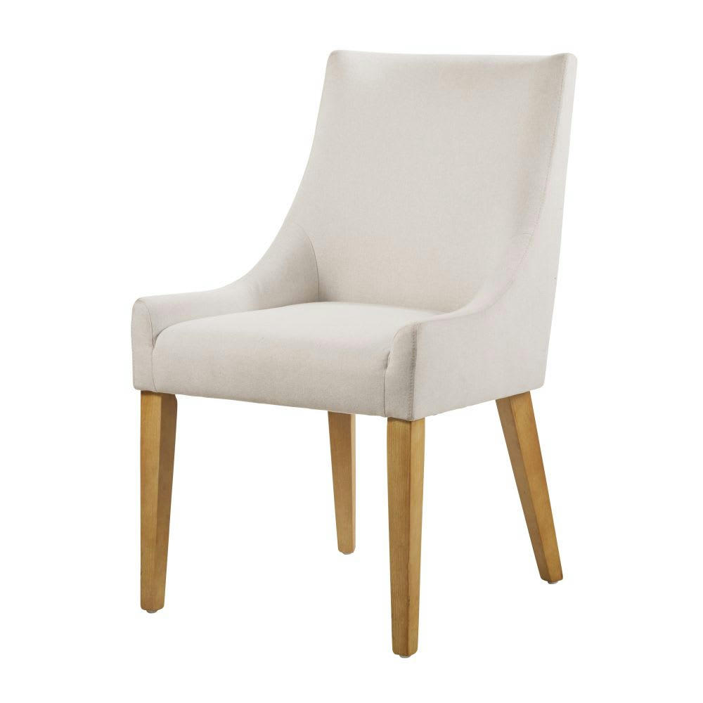 Folly - Chaise beige, pin et peuplier