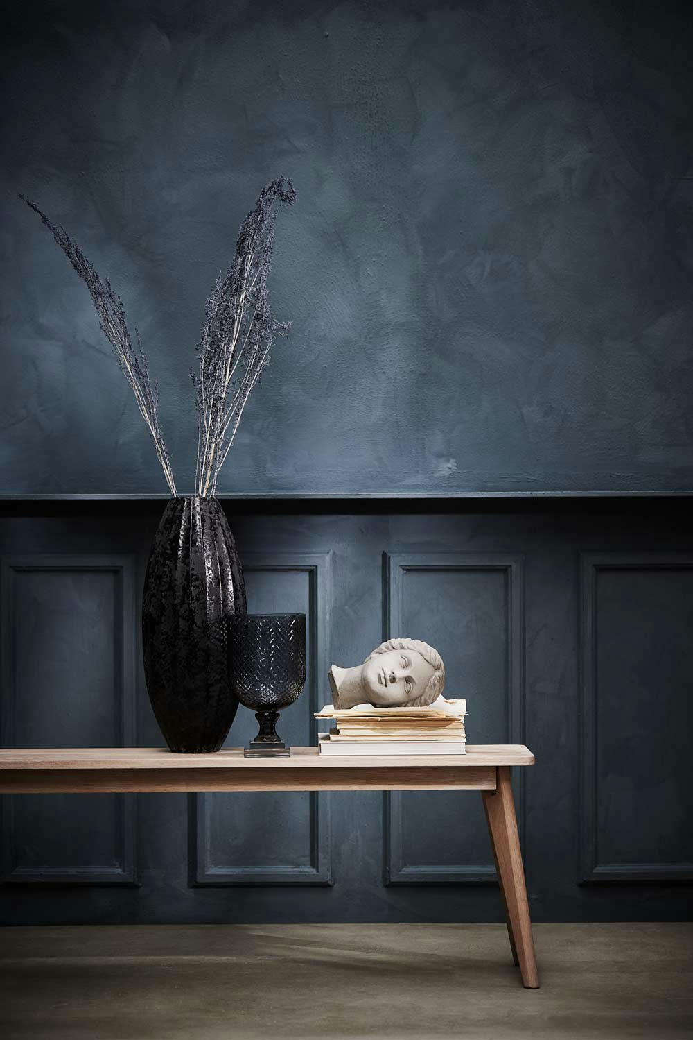 EXPRESSION - Statue en polyrésine blanche H14