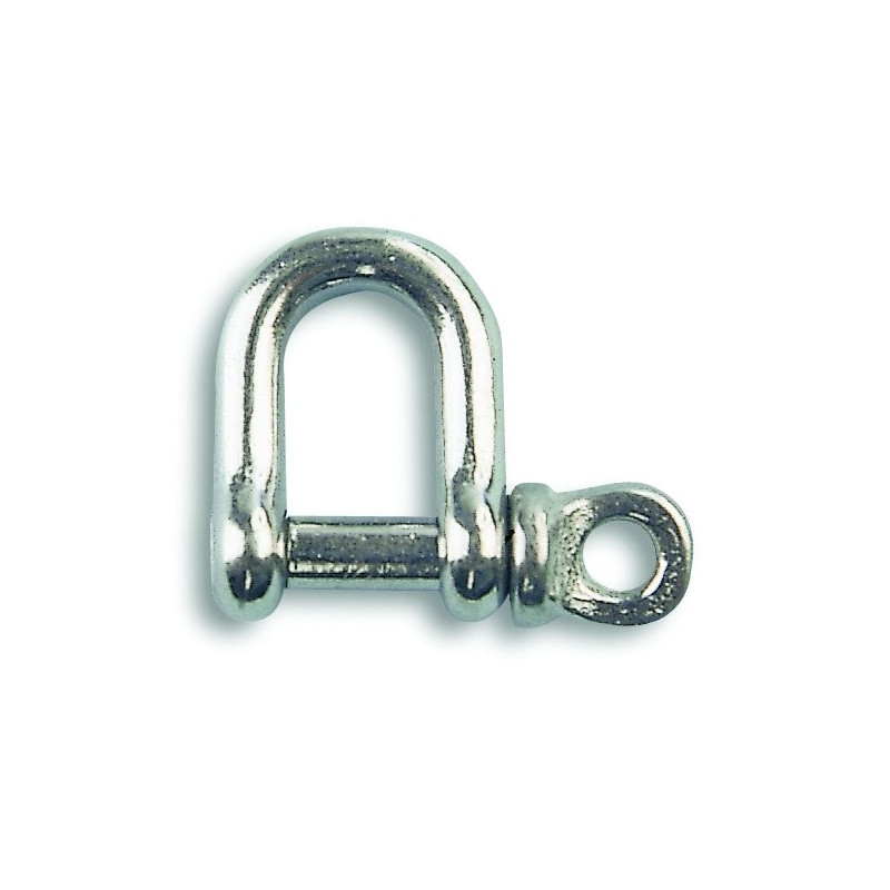 Manille droite piton à oeil en acier inoxydable Ø 4 x 8 mm CHAPUIS