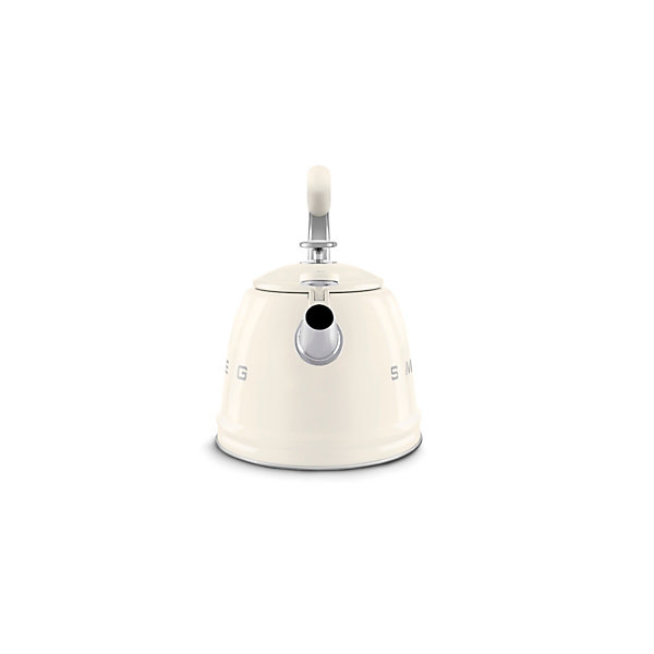 Bouilloires à sifflet 2.3l crème Smeg WKF01CR années 50