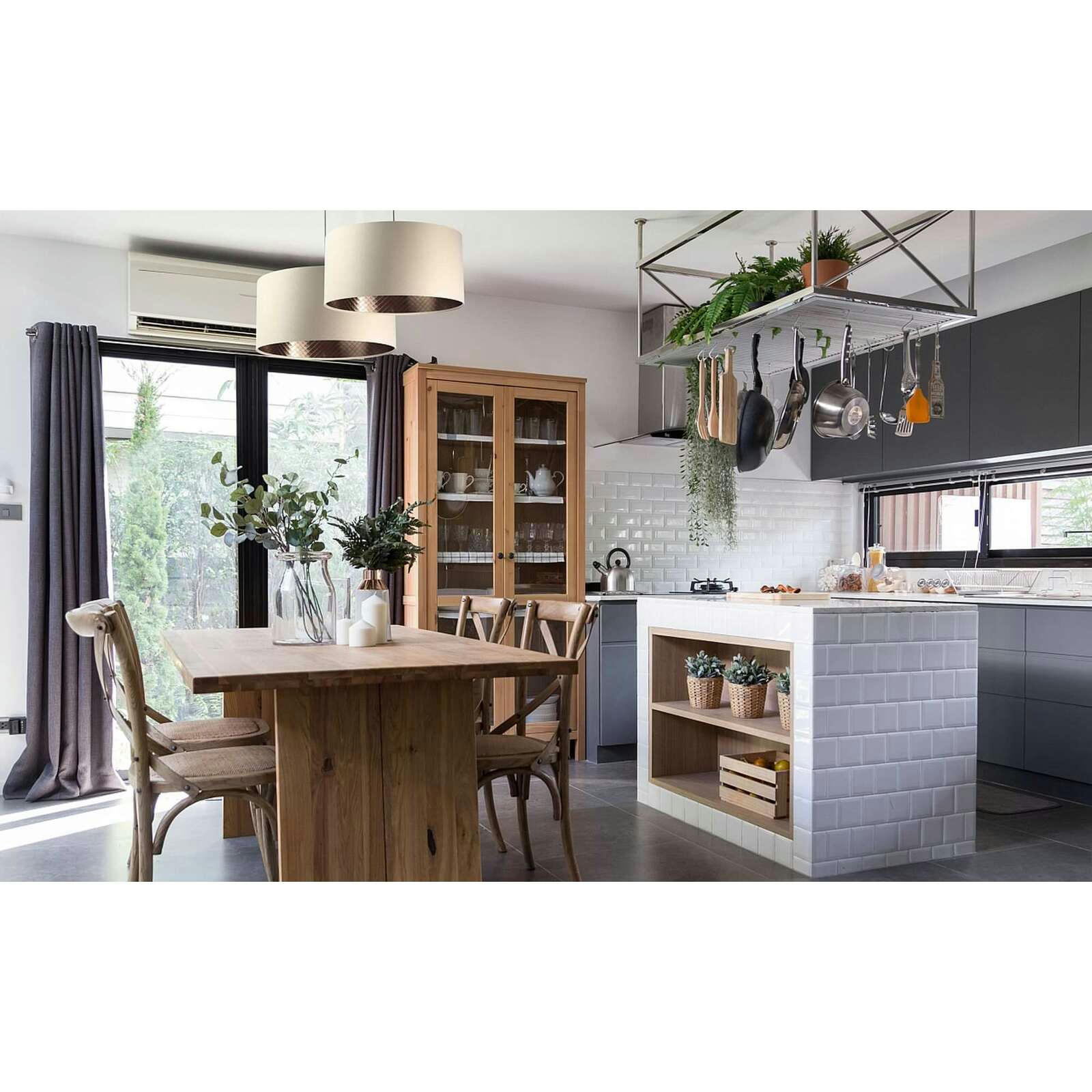 GLAM - Suspension Tissu Beige