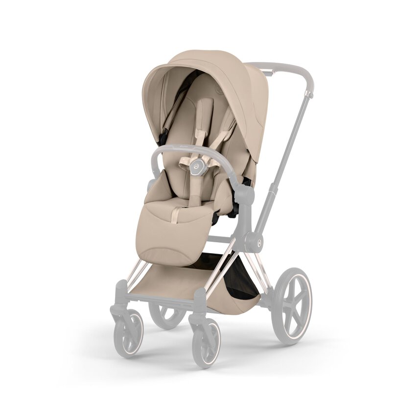 Cybex e-Priam 3 Smart Electric Assist Platinum Baby Stroller