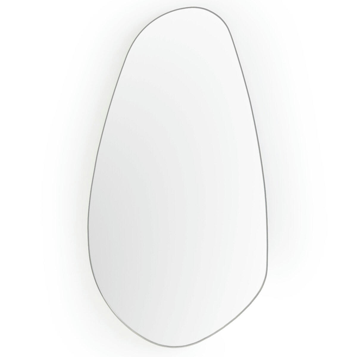 Miroir organique en nickel satiné, Lido