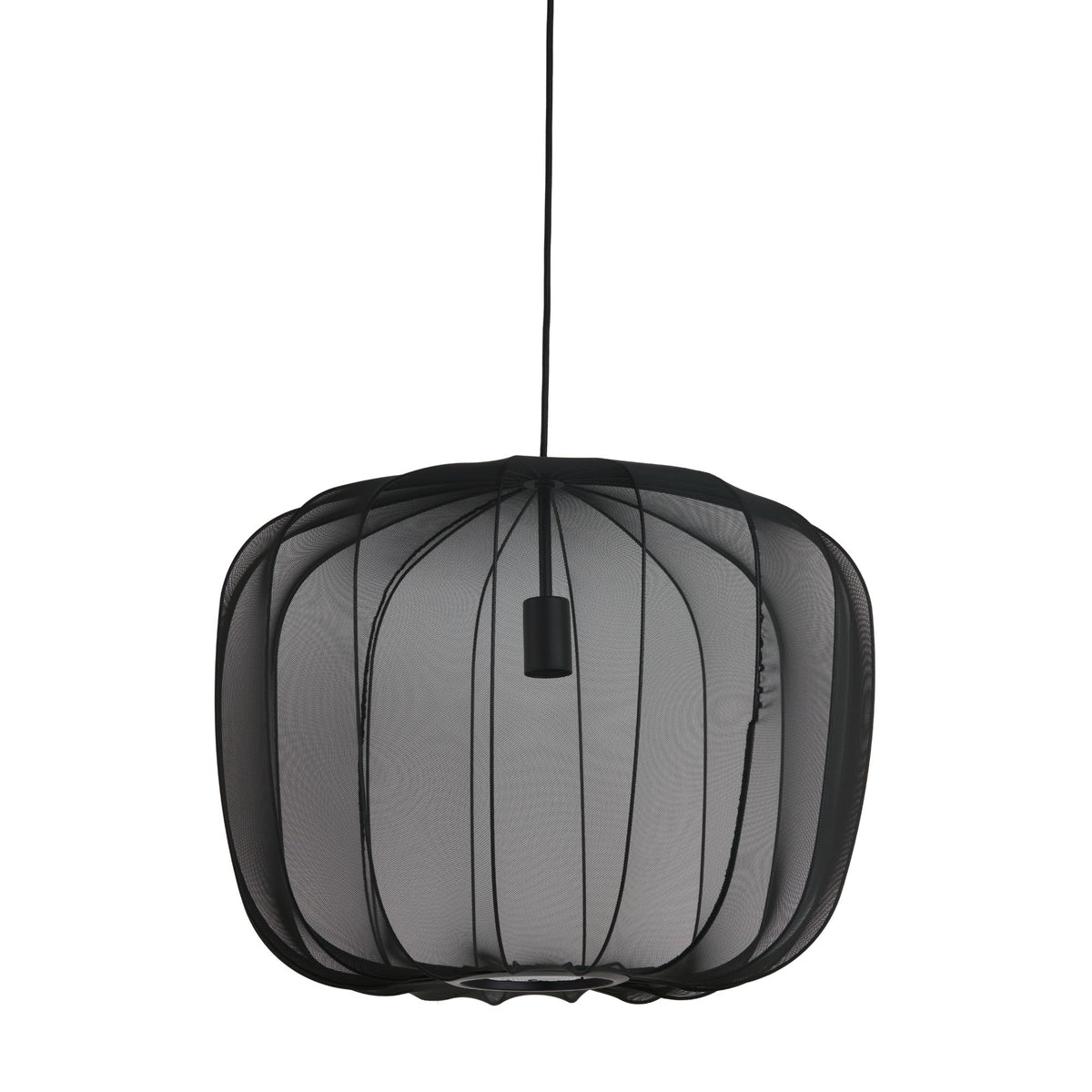 Light & Living hanglamp Plumeria - zwart - Ø60cm