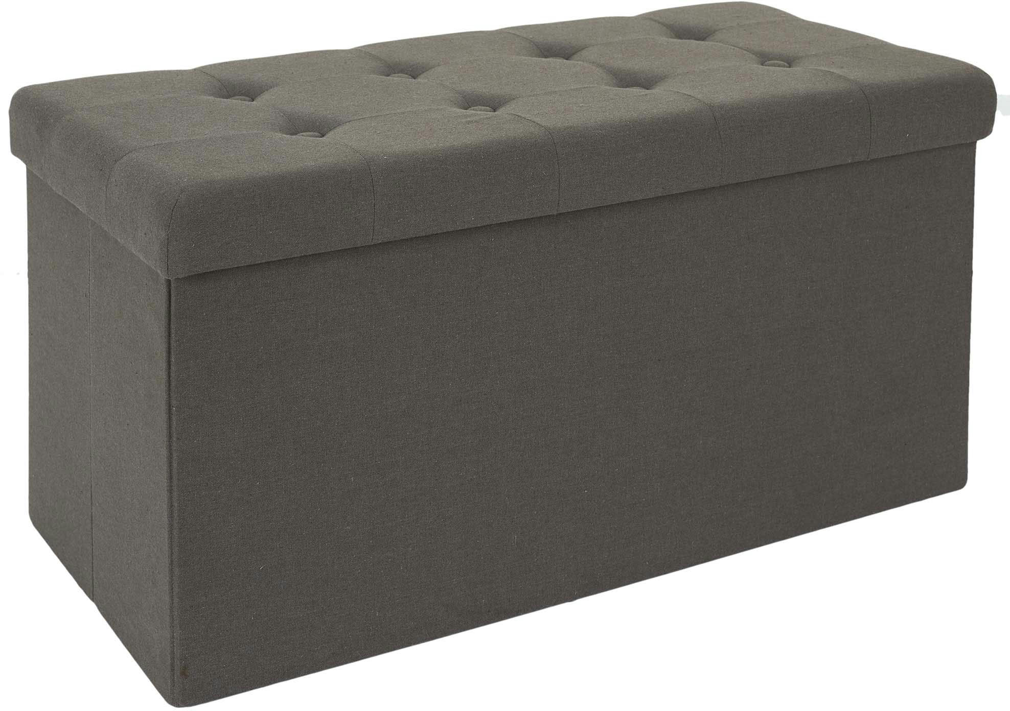 - Banc coffre pliable eleonor gris