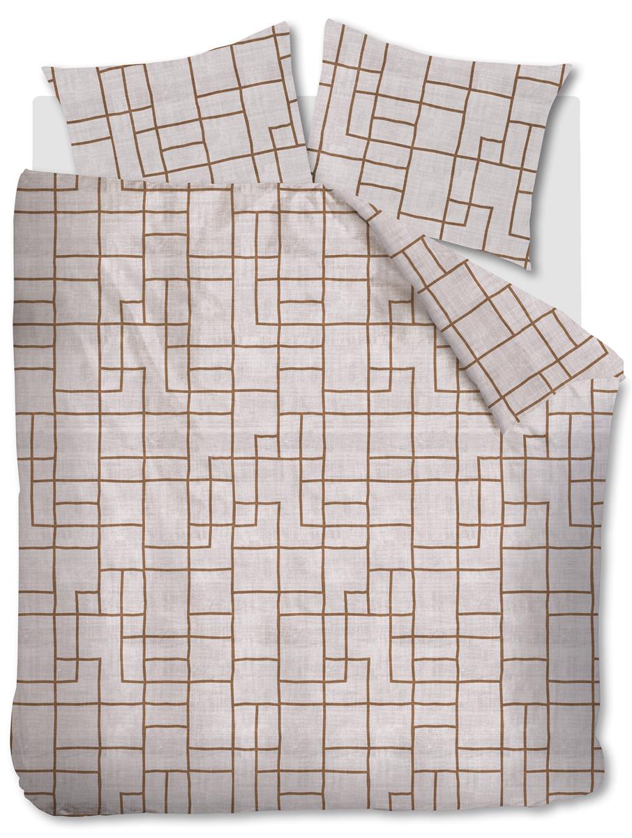 vtwonen dekbedovertrek Pojagi - 200x200/220 cm - steenrood