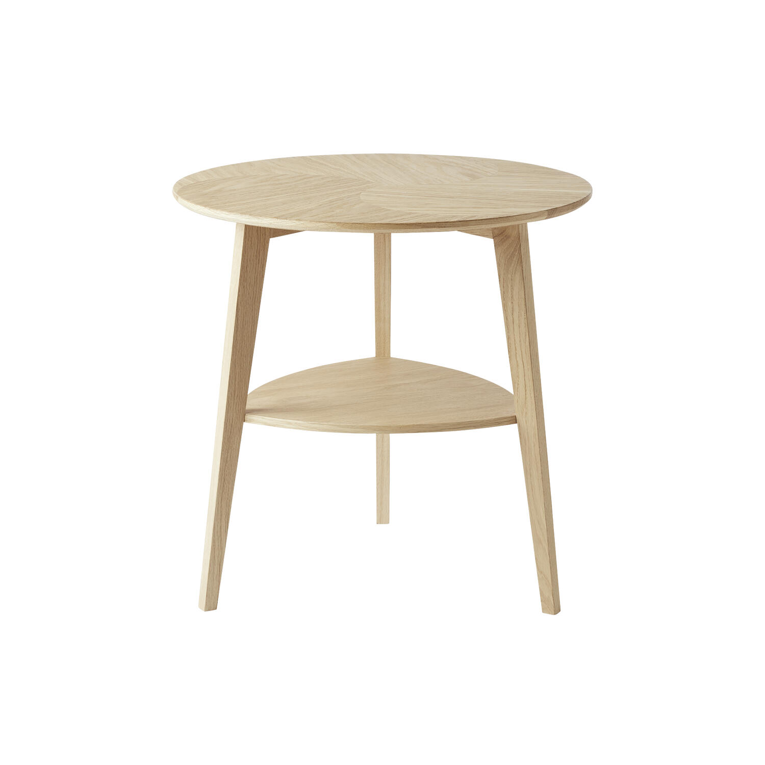 Drops Table, hvidolieret eg