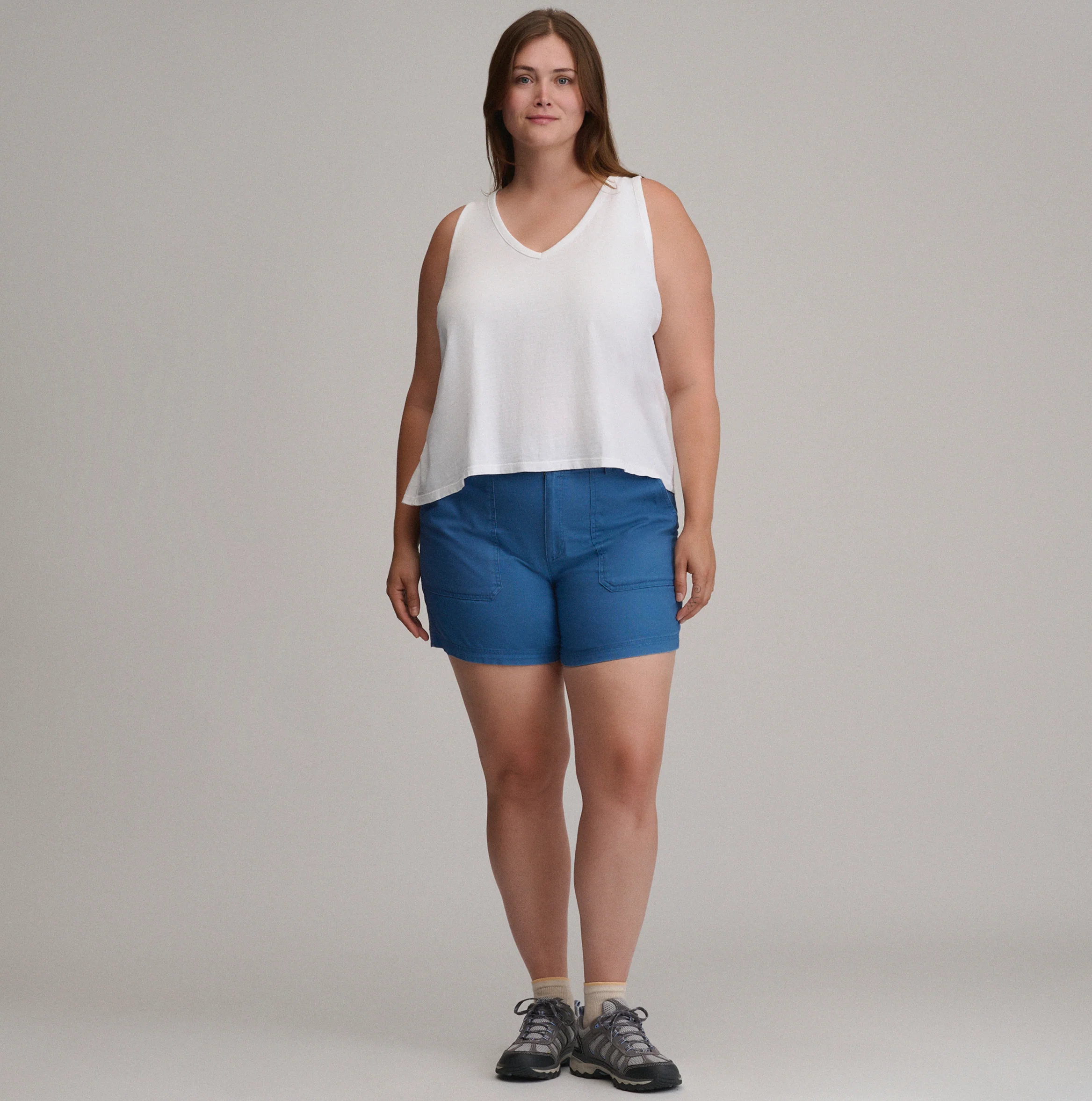 Women's Sunwashed Cotton V-Neck Tank