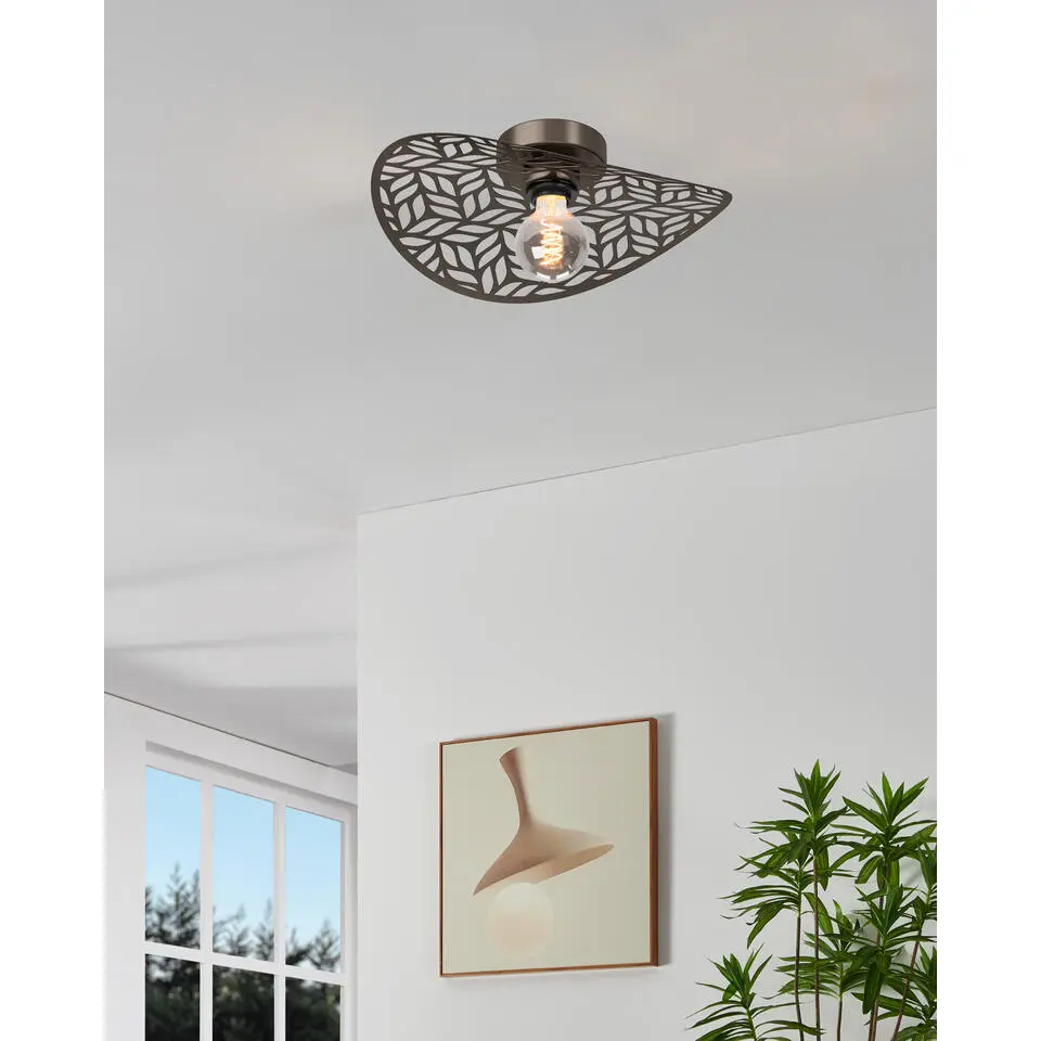 EGLO Swaby Plafondlamp - E27 - &Oslash; 40 cm - Brons
