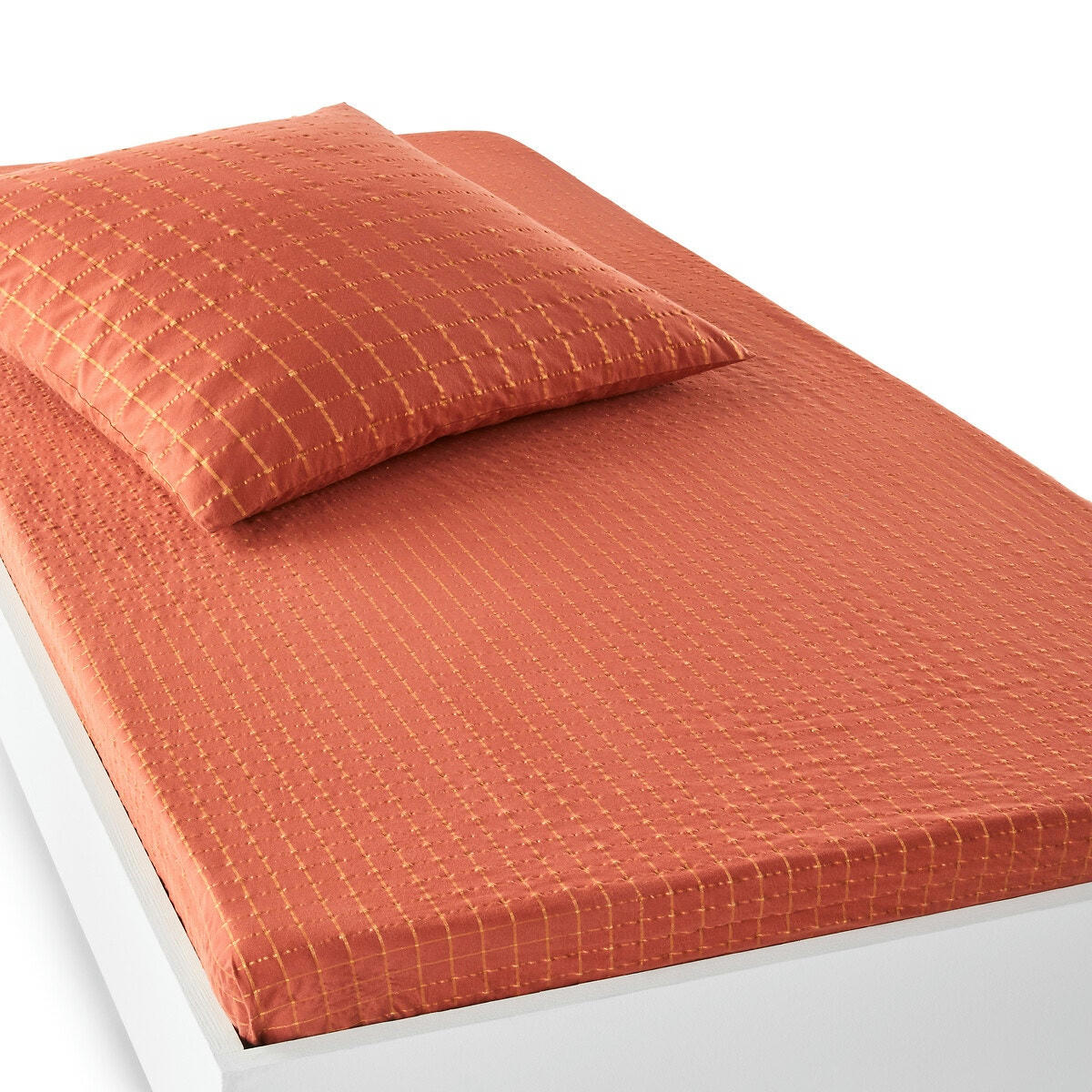 Drap-housse enfant coton lavé, Melior