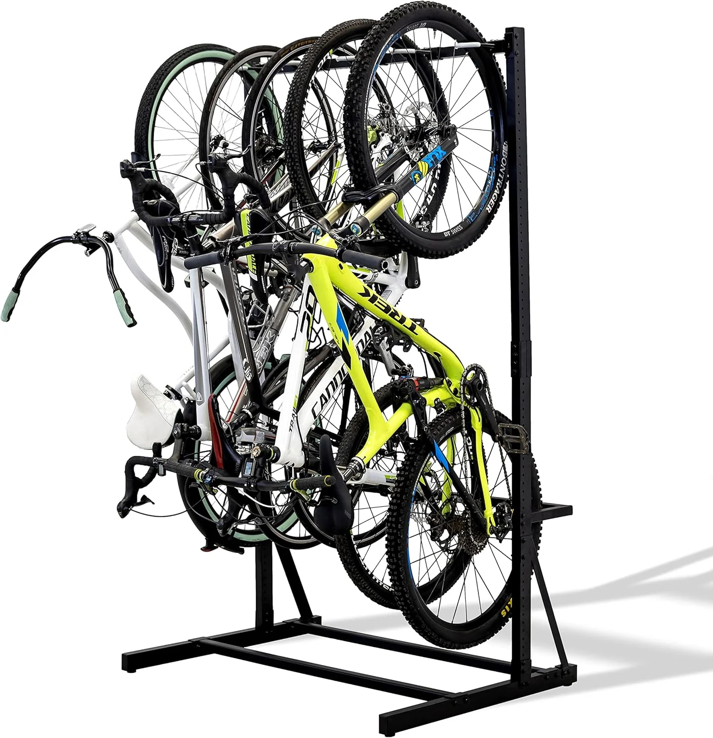 Independent 5 bicycle storage racks, original G-type bicycle frame, indoor garage floor support, bicycle storage box