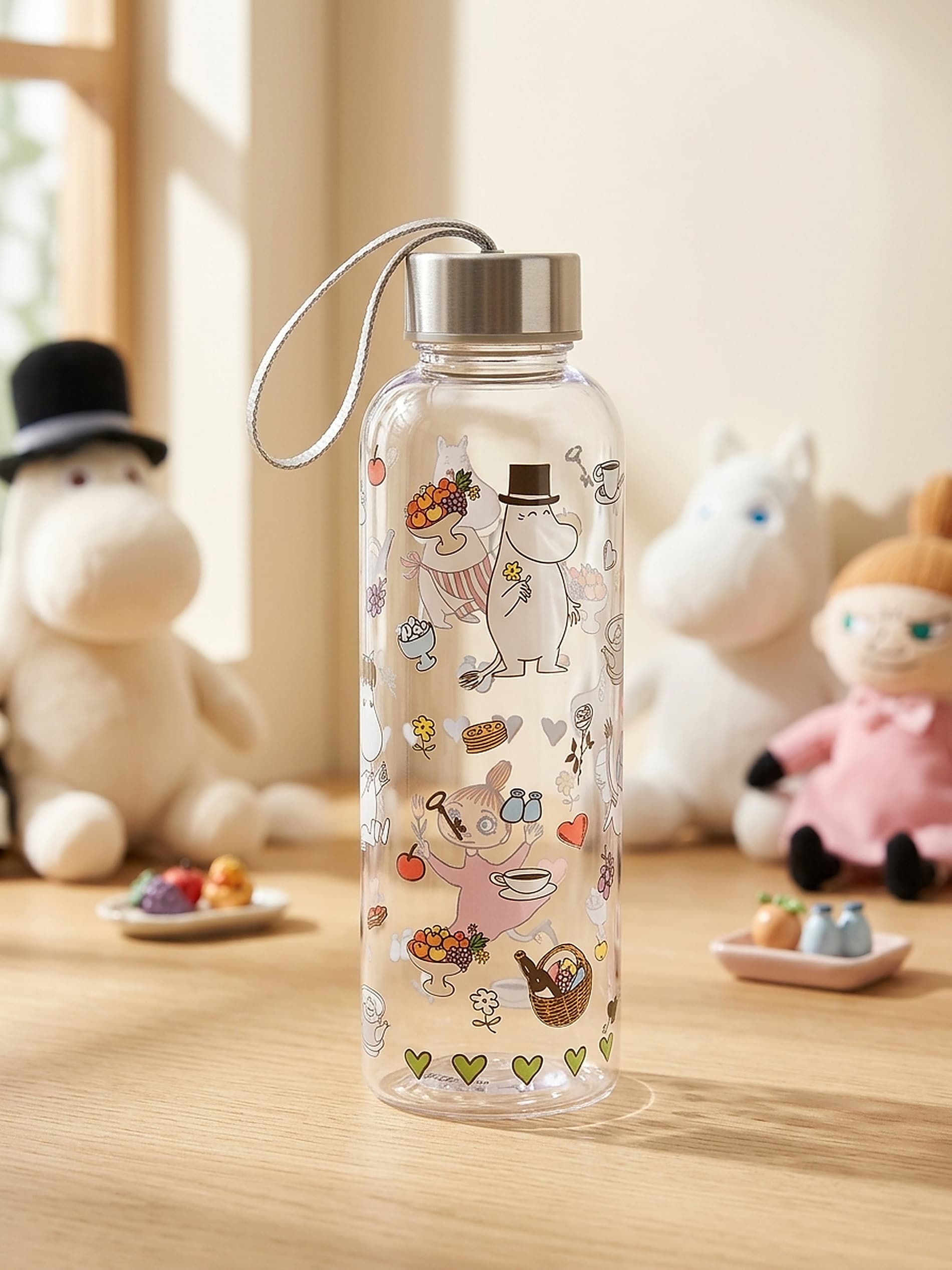 Bidon z zakrętką z uchytem The Moomins