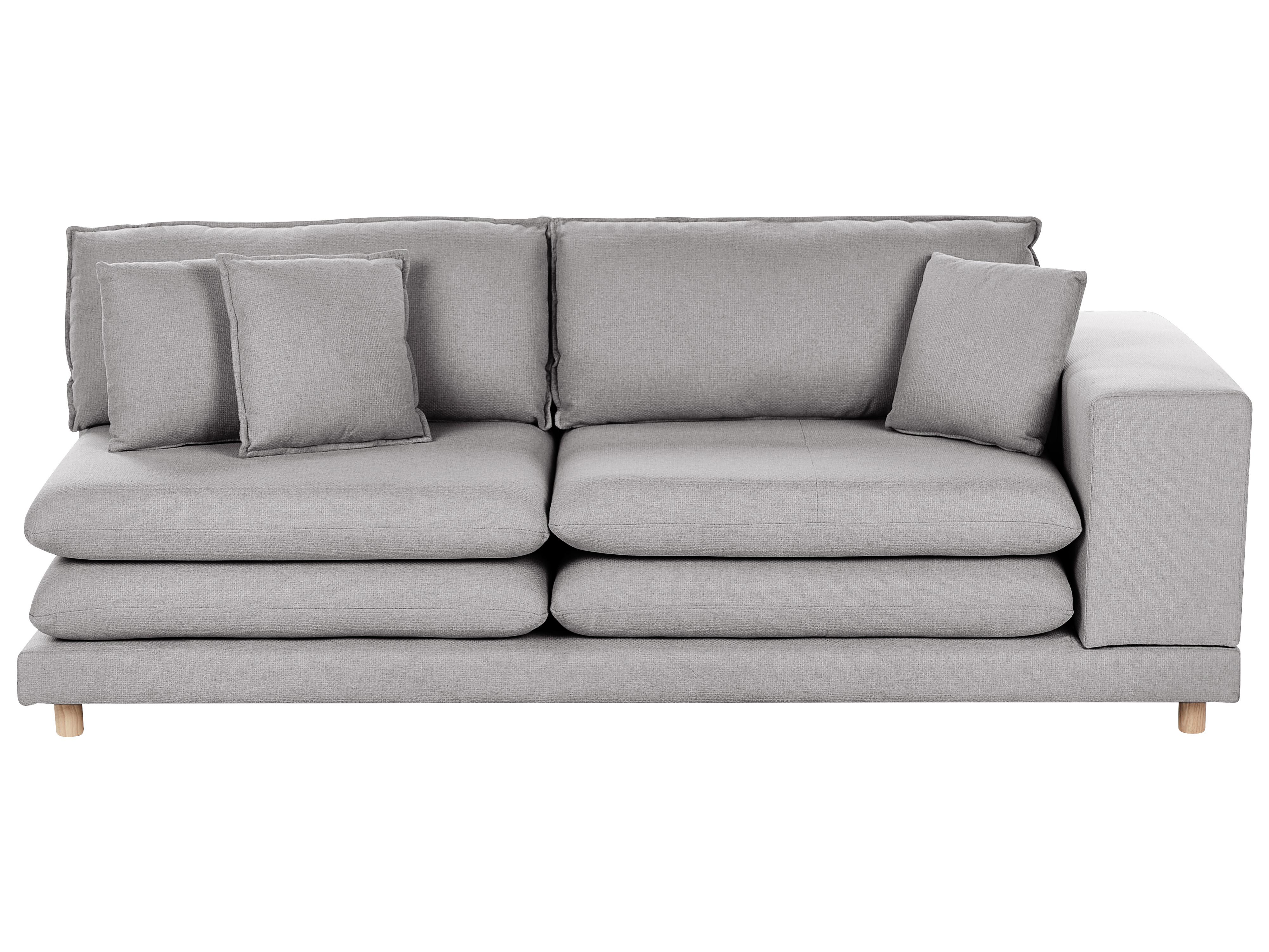 Ottoman HEDEN Fabric Grey