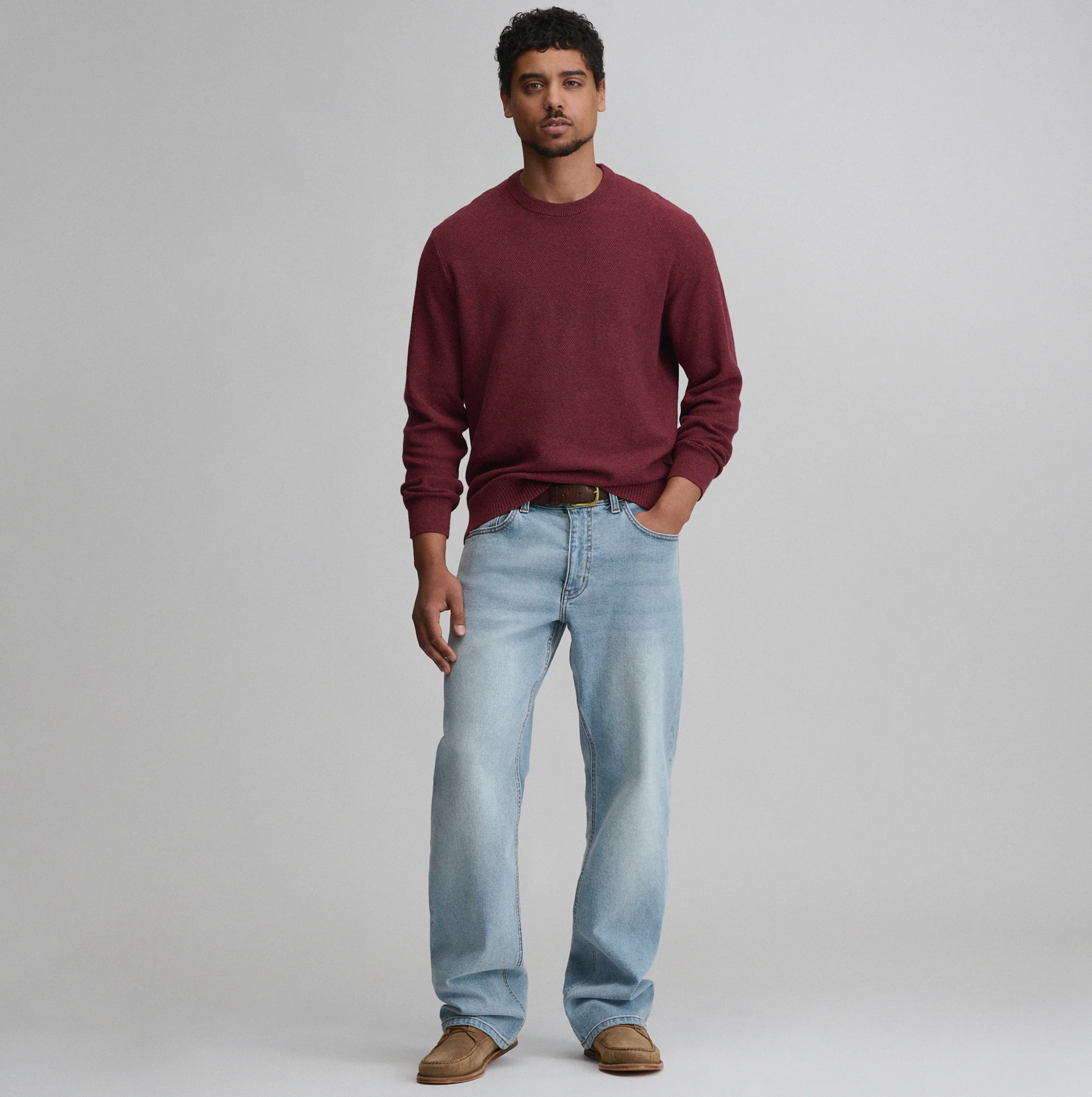 Men's Classic Crew Solid Sweater