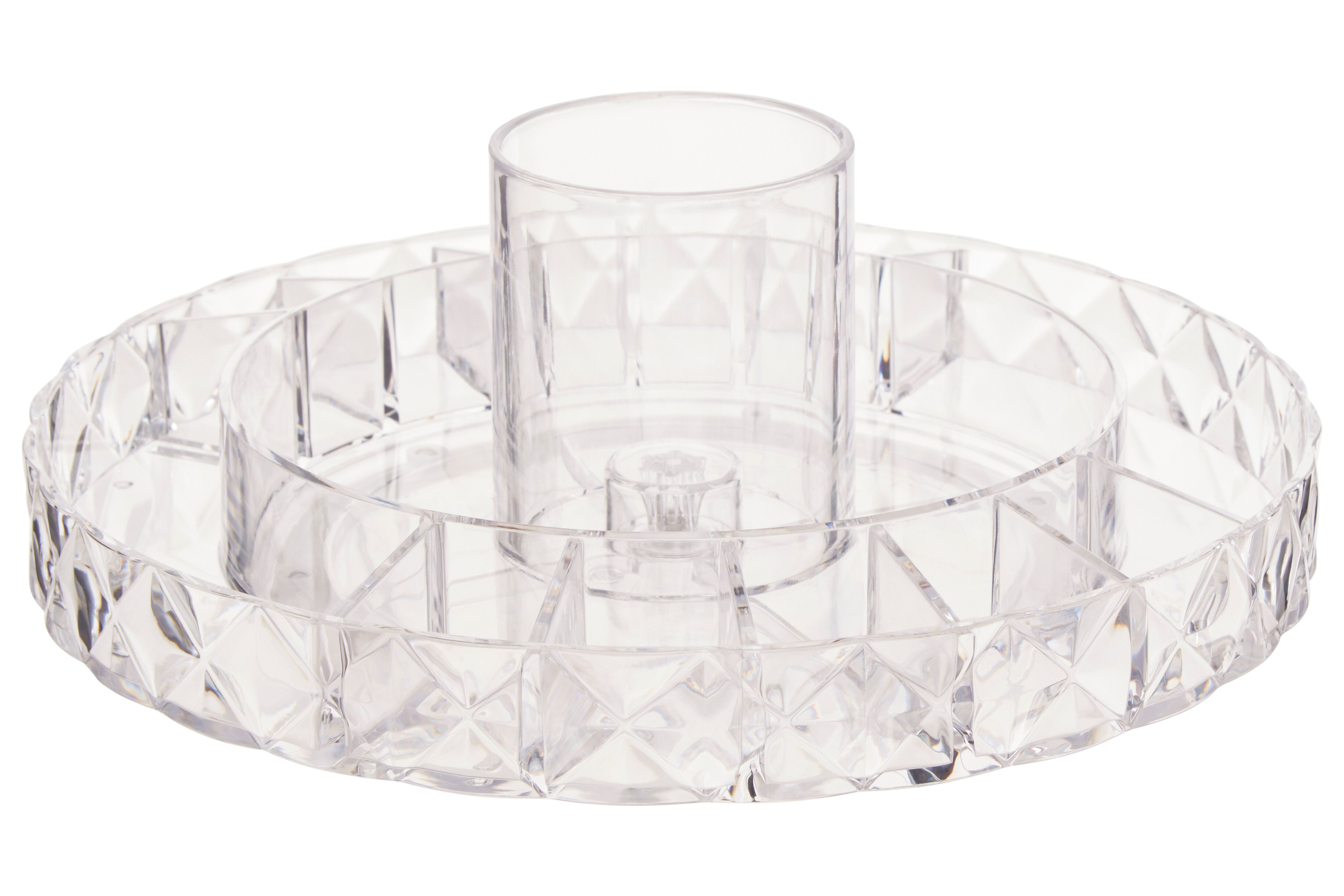 Orsina Beauty Round Revolving Cosmetics Organiser