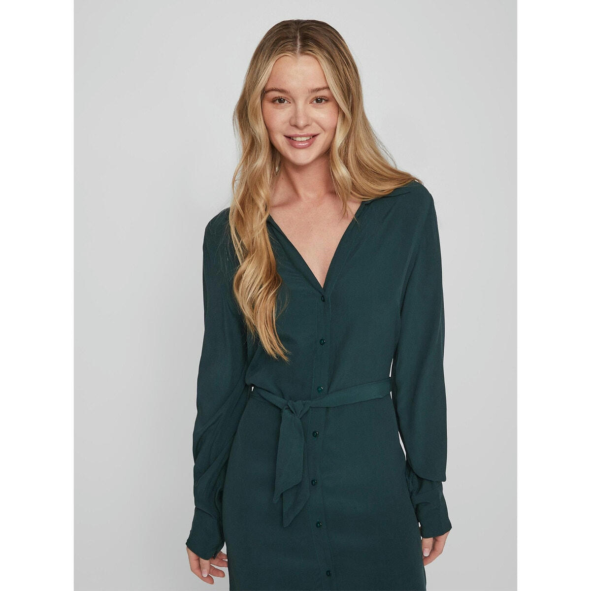 Robe chemise à nouer
