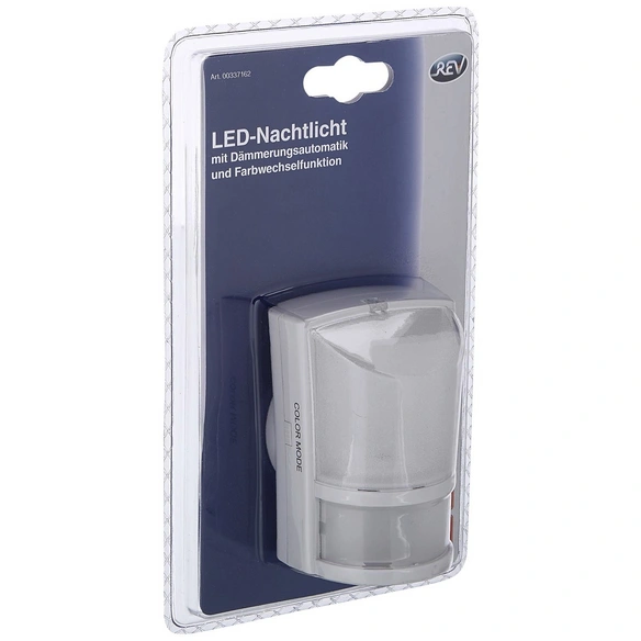 LED-Nachtlicht mit Dämmerungsautomatik weiß 1-flammig 0,7 W 6,4 x 9 x 5,8 cm